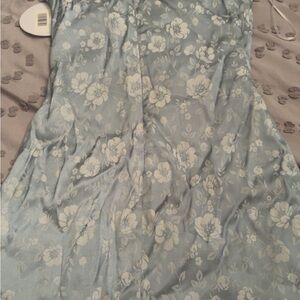 Floral Blue and White Dress size 2 with tags from princess Polly